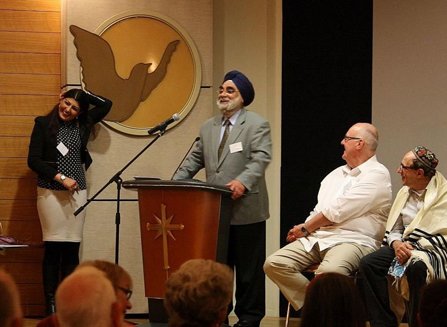 Sikh Community Leader Narinderpal Singh at the Human Rights Day Celebration at the Church of Scientology Melbourne.